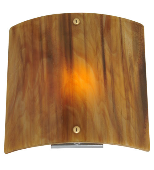 11"W Metro Fusion Marble Glass Panel Wall Sconce