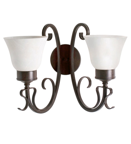 19" Wide Mirasol 2 Light Wall Sconce