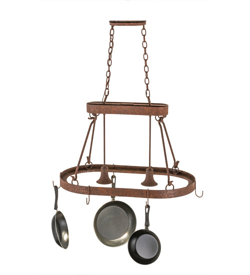 32" Long Harmony 2 Light Pot Rack