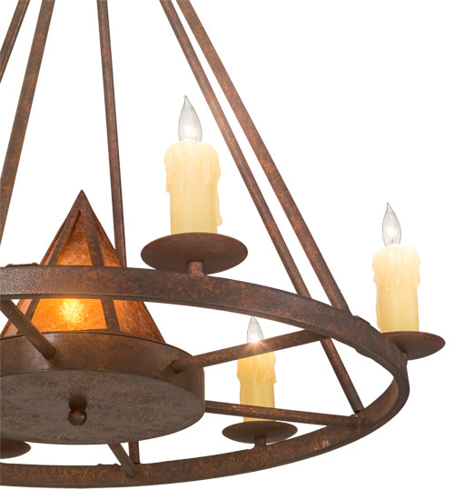 30" Wide Desert Arrow Chandelier