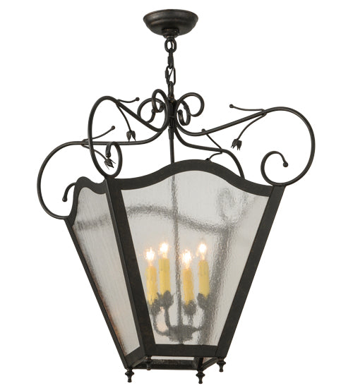 20" Square Terena 4 Light Pendant