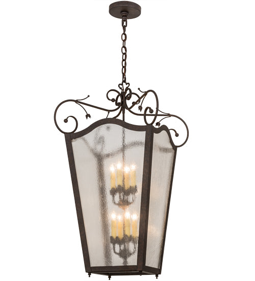 20"Sq Tessa 8 Light Pendant