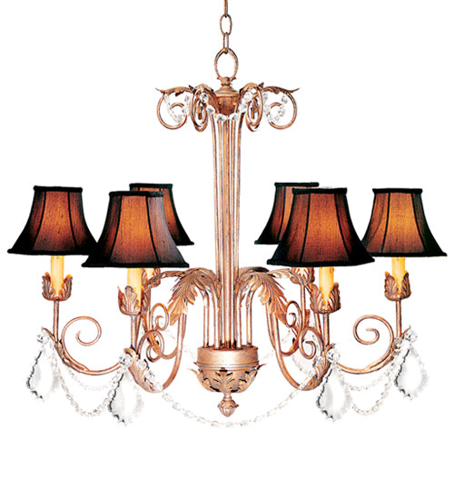 28" Wide Lindsay 6 Light Chandelier