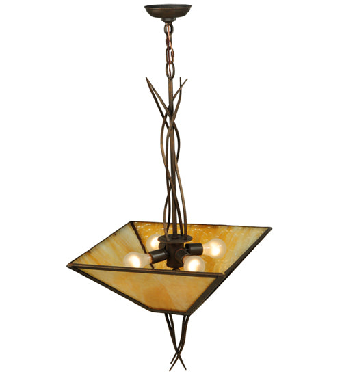 18"Sq Anala Inverted Pendant