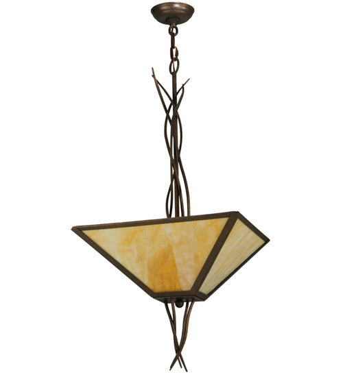 18"Sq Anala Inverted Pendant