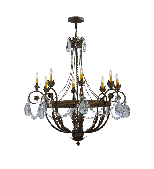 39"W Antonia 8 Lt Chandelier