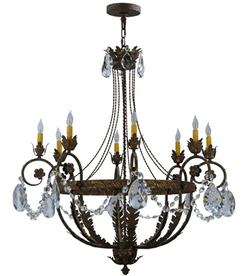 39"W Antonia 8 Lt Chandelier