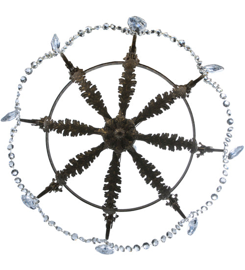 39"W Antonia 8 Lt Chandelier