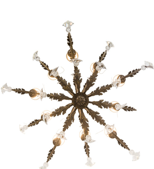 48"W Josephine 10 Lt Chandelier