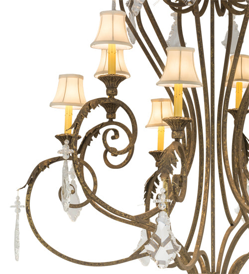 48"W Josephine 10 Lt Chandelier