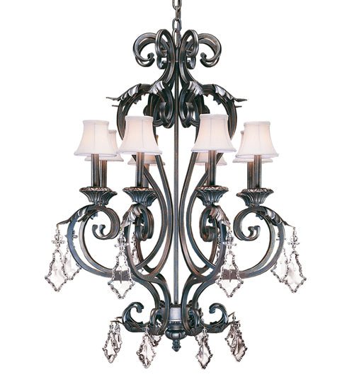 28" Wide Josephine 8 Light Chandelier