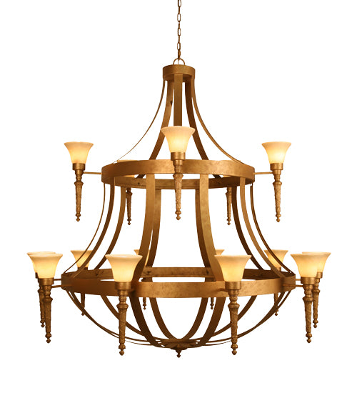 72"W Pontoise 15 Lt Chandelier