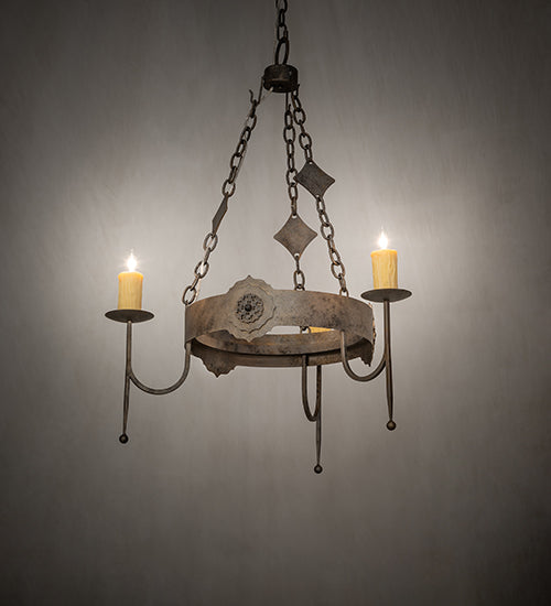 30" Wide San Marino 3 Light Pendant