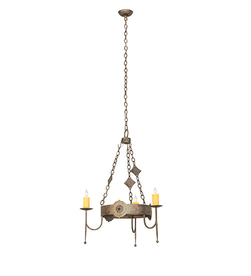 30" Wide San Marino 3 Light Pendant