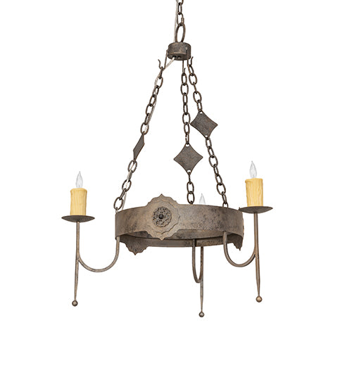 30" Wide San Marino 3 Light Pendant