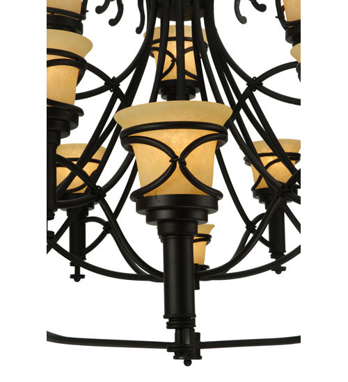 58" Wide Aspen 15 Light Chandelier