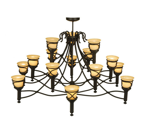 58" Wide Aspen 15 Light Chandelier