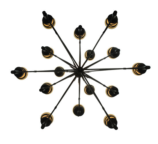 58" Wide Aspen 15 Light Chandelier