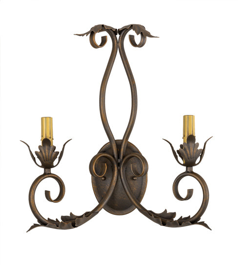 16" Wide Felicia 2 Light Wall Sconce