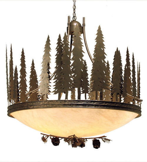 48" Wide Towering Pines Inverted Pendant