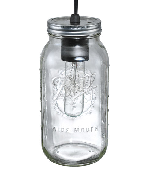 4.75" Wide Mason Jar Mini Pendant