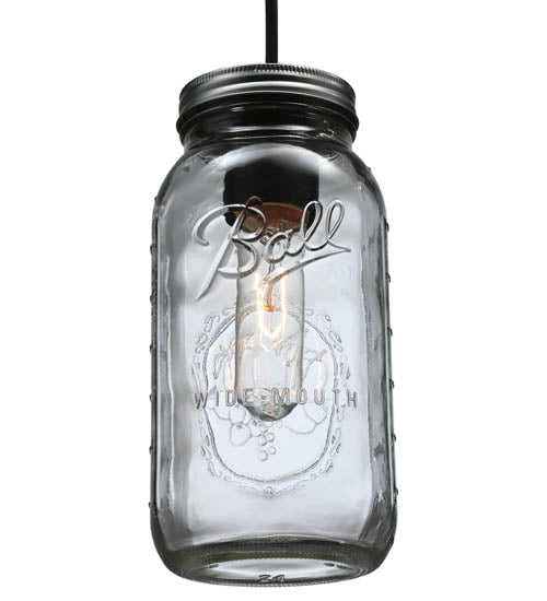 4.75" Wide Mason Jar Mini Pendant