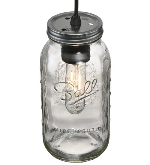 4.75" Wide Mason Jar Mini Pendant