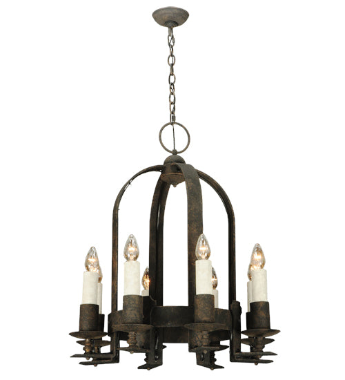 26" Wide Aragon 8 Light Chandelier