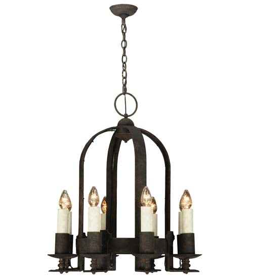 26" Wide Aragon 8 Light Chandelier