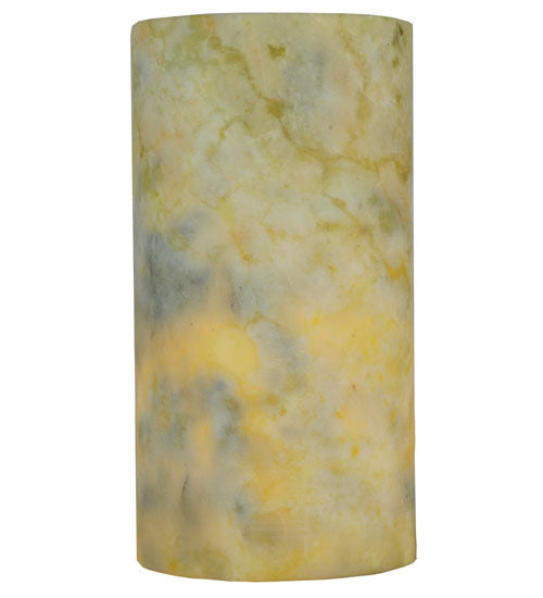 3.4"W Cylindre Light Green Jadestone Shade