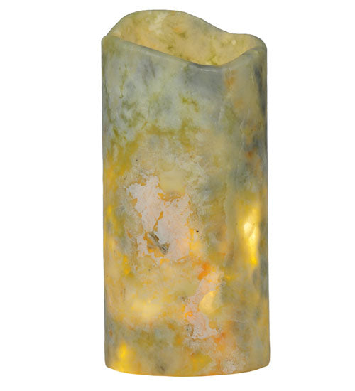 3.5"W Cylindre Light Green Jadestone Shade