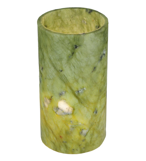 3.5"W Cylindre Green Jadestone Shade