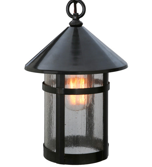 8"W Craftsman Signature Fulton Hanging Lantern Pendant