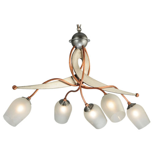 30"L Ballerina 5 Lt Chandelier