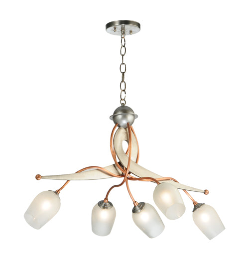 30"L Ballerina 5 Lt Chandelier