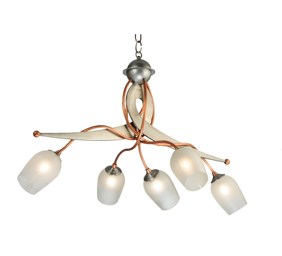 30"L Ballerina 5 Lt Chandelier