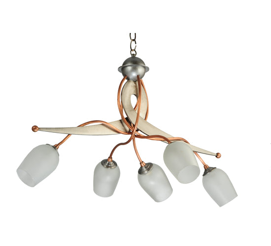 30"L Ballerina 5 Lt Chandelier