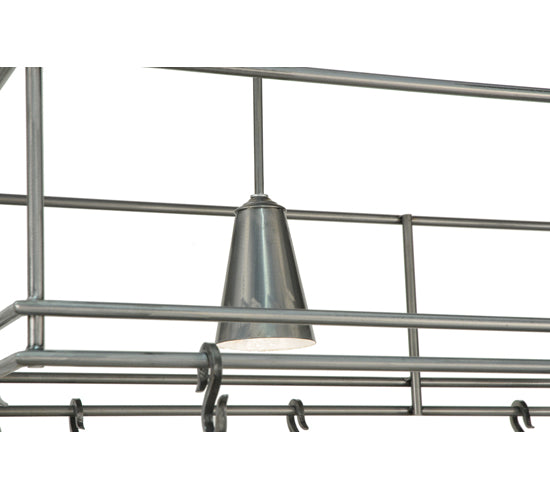 48" Long Spartan 2 Light Pot Rack