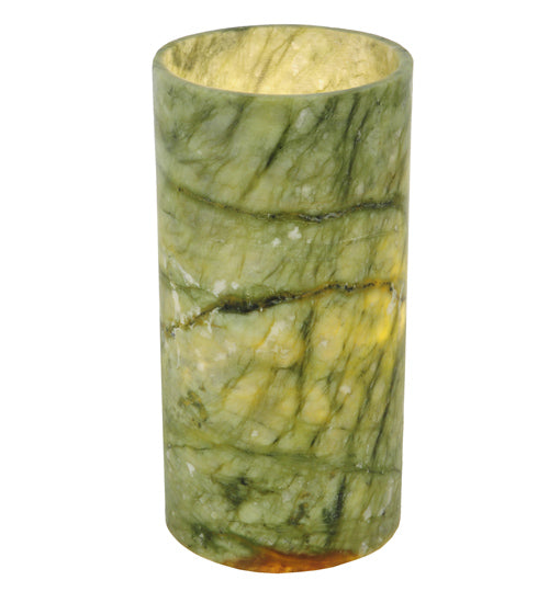 4"W Cylindre Green Jadestone Shade