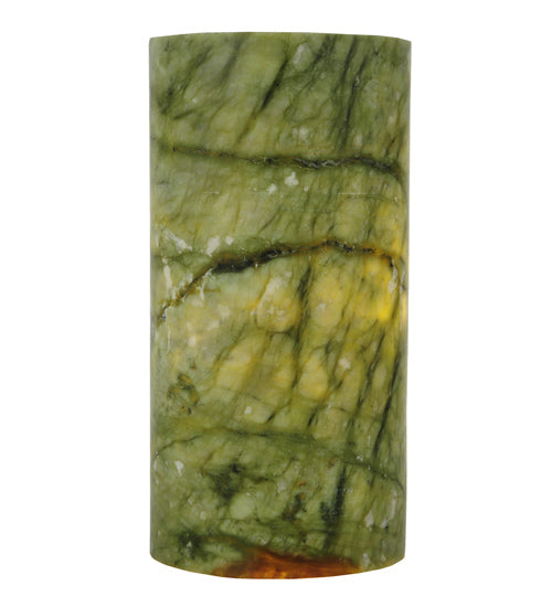 4"W Cylindre Green Jadestone Shade