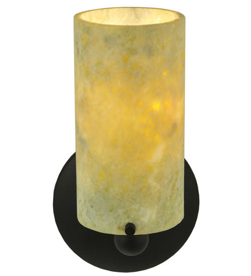 5"W Cilindro Jadestone Wall Sconce