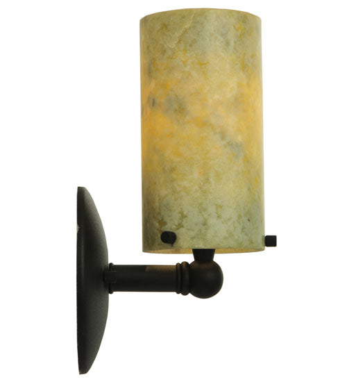 5"W Cilindro Jadestone Wall Sconce