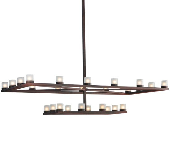 96.5"L Stratum 2 Tier Chandelier