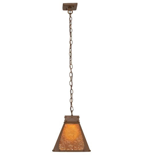 10" Wide Ferro Pendant