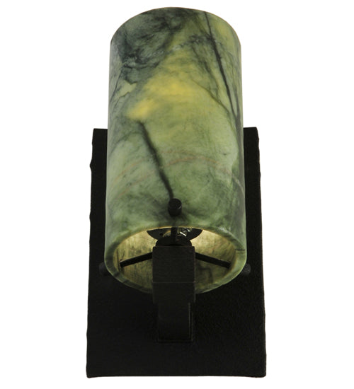 4.5"W Cilindro Jadestone Wall Sconce