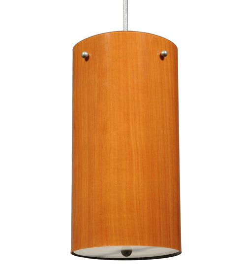 6"W Cilindro Faux Cherry Pendant