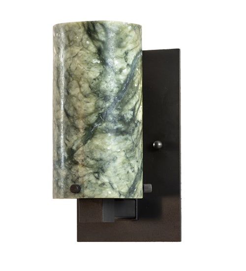 4.5"W Cilindro Jadestone Wall Sconce