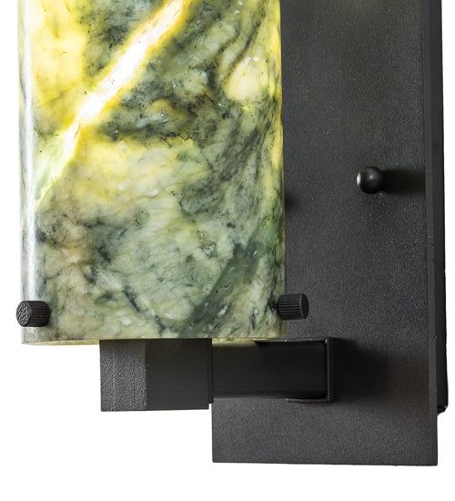 4.5"W Cilindro Jadestone Wall Sconce