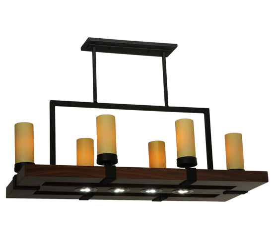 38"L Grand Terrace Oblong Pendant