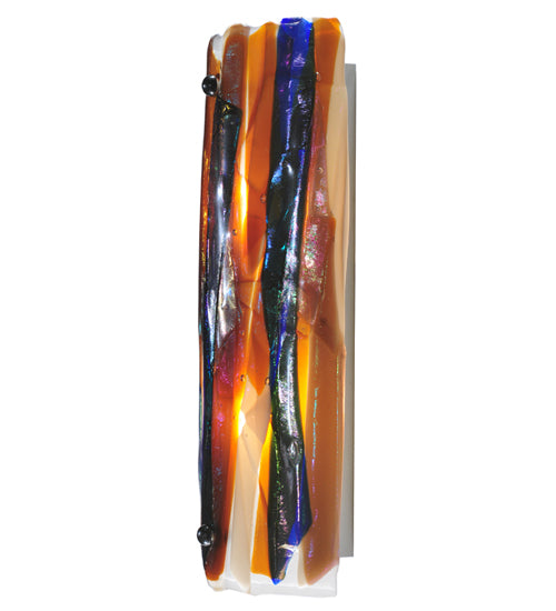 6.5"W Metro Fusion Oceano Glass Wall Sconce